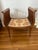 Mid 20th Century Curved Slated Side Upholstered Seat/Bench For Sale - Image 4 of 12