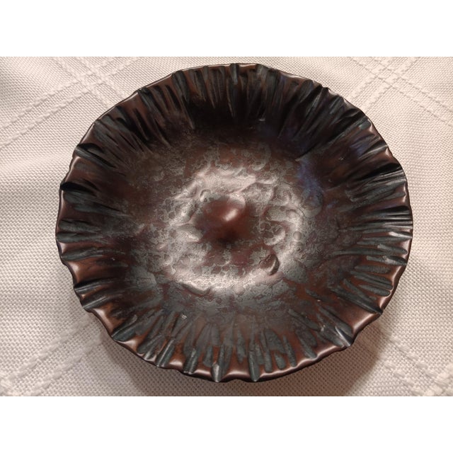 Hand Forged Decorative Nesting Bowls For Sale - Image 4 of 6