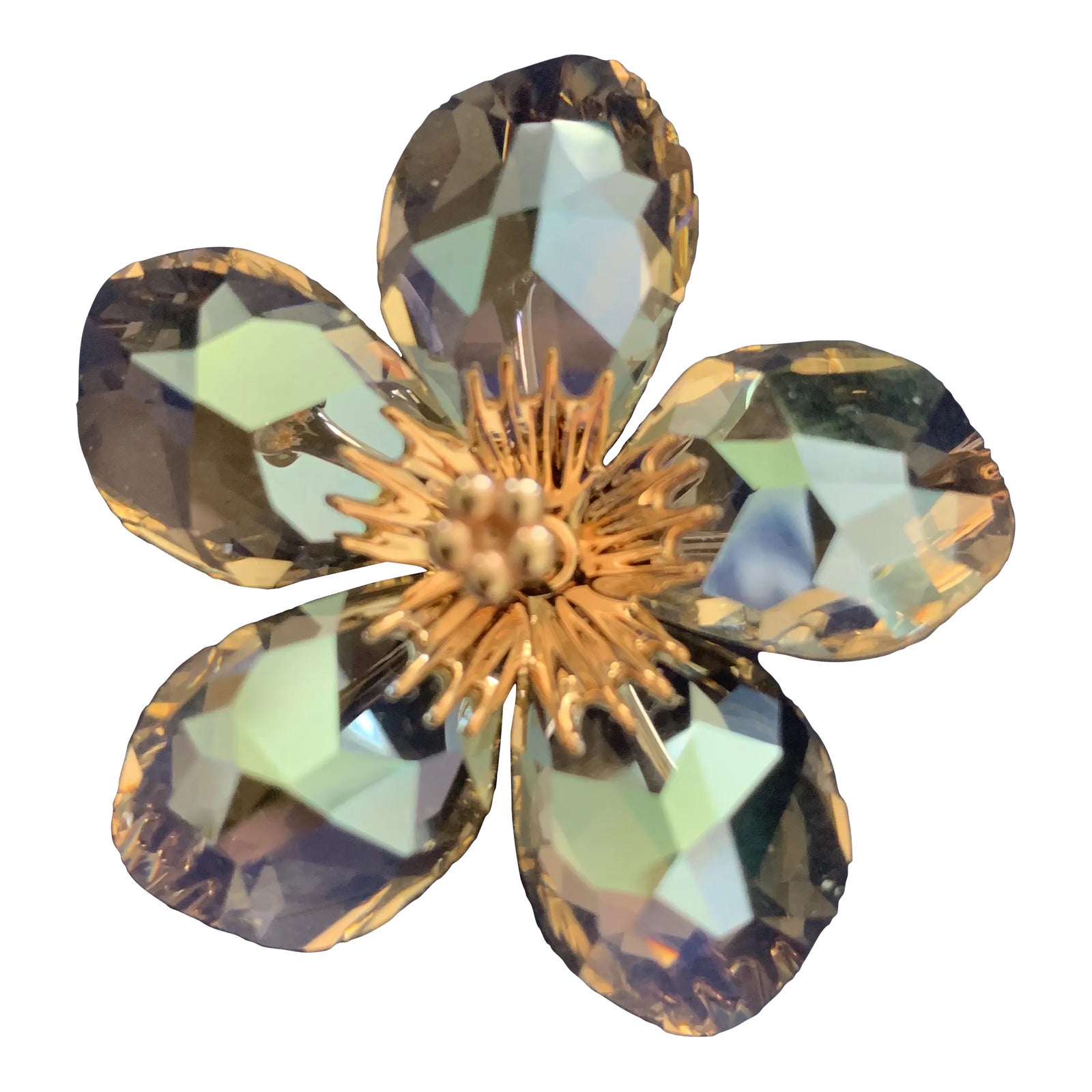 Contemporary Swarovski Crystal Paradise Flowers, Diona Silk