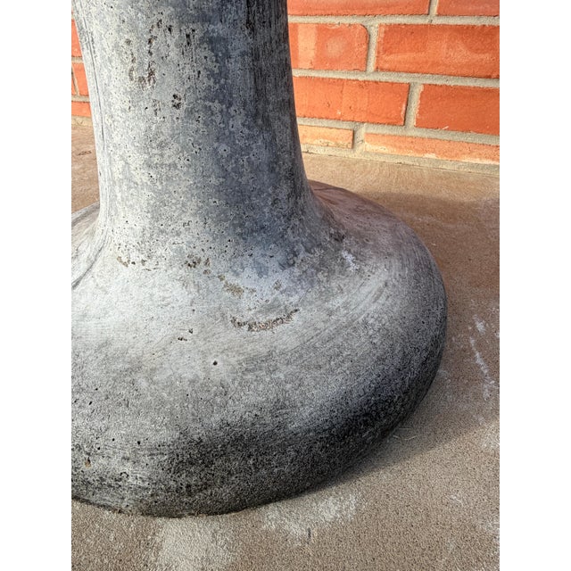Mid 20th Century Willy Guhl Style Sculptural Concrete Garden Chair For Sale - Image 9 of 9