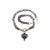 Silver Late 20th-Century Sterling and 18k Bowman Original Reversible Heart Necklace For Sale - Image 8 of 12