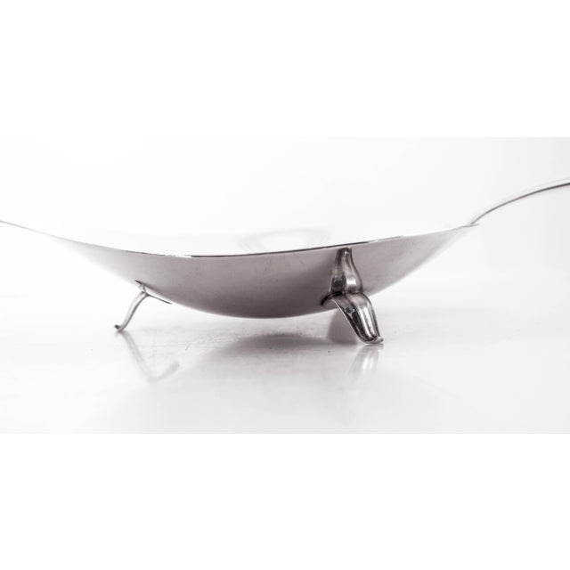 Metal 1950s Tiffany & Co. Sterling Silver Leaf Dishes - A Pair For Sale - Image 7 of 9