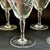 1940s Vintage Willow Moon Champagne Glasses, Set of 7 - By Pioneer - Mid Century Etched Crystal Sparkling Wine Coupes For Sale - Image 5 of 7