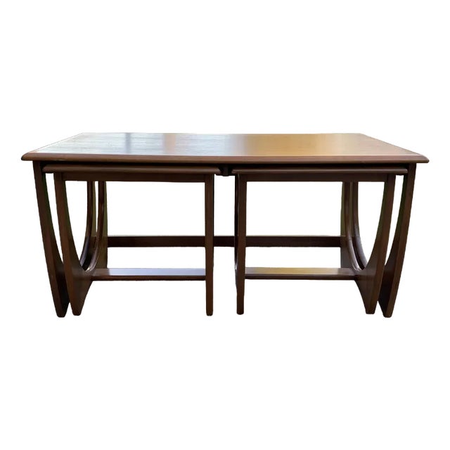 Mid-Century Teak Nesting Tables by Victor Wilkins for G Plan, Uk, 1970s, Set of 3 For Sale