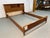 Mid-Century Modern Walnut Queen Bed Frame For Sale - Image 9 of 14