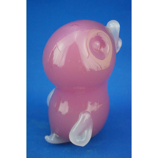 Pink Opaline Sommerso Glass Duckling from Seguso, Murano, Italy, 1950s For Sale - Image 11 of 18