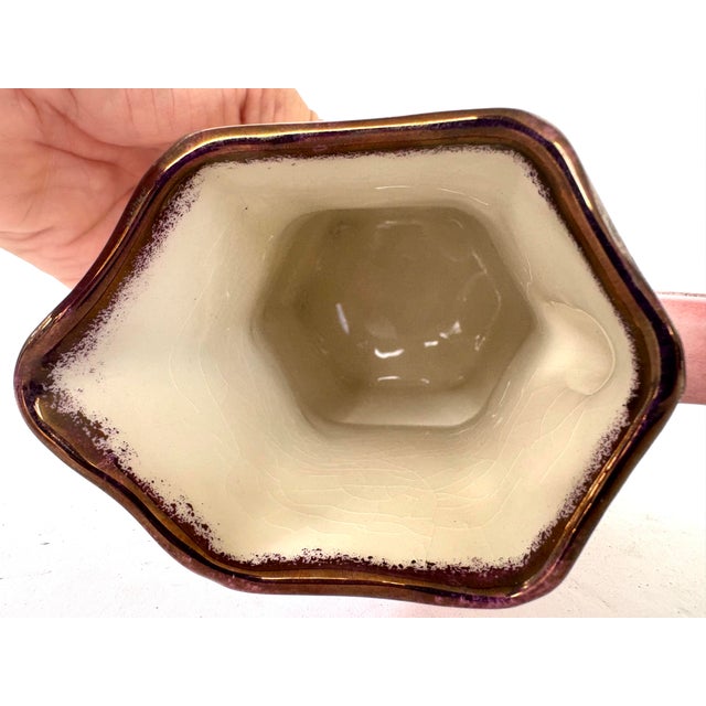 1900s Staffordshire-Style Ironstone Milk Jug With Fragonard Courting Couple – 6” For Sale In Orlando - Image 6 of 7