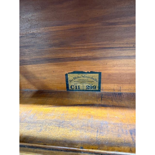Early 20th Century Globe-Wernicke 4-Stack Oak Barrister "Elastic" Bookcase For Sale In Atlanta - Image 6 of 8