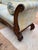 Rococo Revival/Victorian Carved Wood Sofa in Peacock Feather Upholstery For Sale In Raleigh - Image 6 of 11