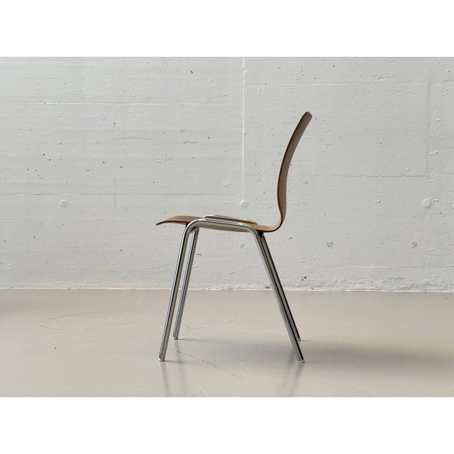 Vintage Chair with Tubular Steel Frame by Kilo und Pagholz-Schale for Lignarit, 1960s For Sale - Image 6 of 17