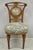 Vintage French Regency Style Carved Walnut Drape Back Dining Side Chair Set of 4 For Sale - Image 14 of 15