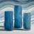 This blue vase will enhance your home with a perfect mix of form and function. Depicting an image of murky waters, the...