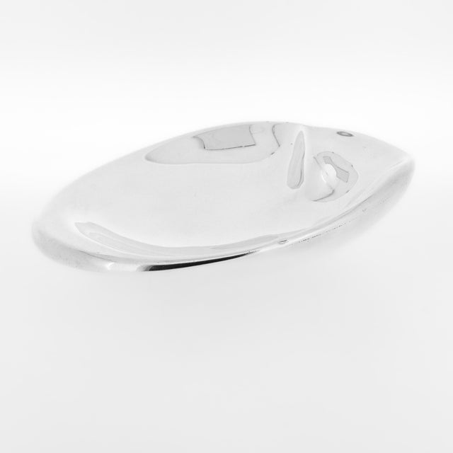 Elsa Peretti & Tiffany & Co. Elsa Peretti for Tiffany & Co. Sterling Silver 'Thumbprint' Dish or Vide Poche For Sale - Image 4 of 13