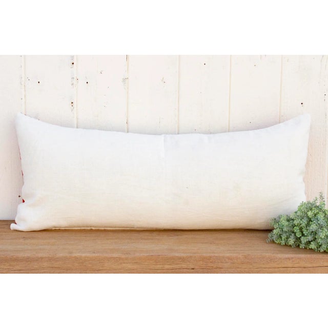 Textile Ampera Antique Sumatran Ikat Pillow For Sale - Image 7 of 8