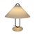 Black Space Age Mushroom Lamp with White Acrylic Shade and Metal Base For Sale - Image 8 of 8