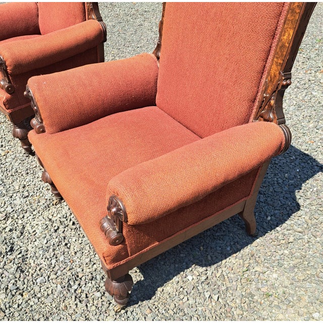 Late 19th Century Victorian Chairs a Pair For Sale In New York - Image 6 of 11