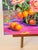 Early 21st Century Vibrant Oil Painting, Bouquet of Ranunculus and Oranges, Margaret Owen (20th Century) For Sale - Image 5 of 11