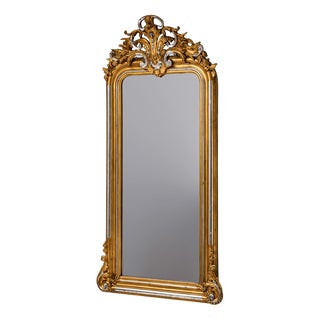 Antique Louis Philippe Wall Mirror, 1800s For Sale