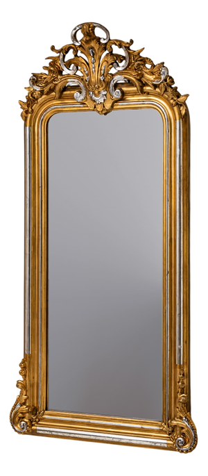 Antique Louis Philippe Wall Mirror, 1800s
