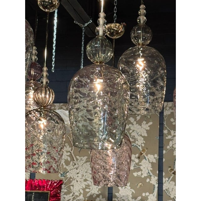 Early 21st Century Italian Murano Modernist Pendants For Sale - Image 5 of 8