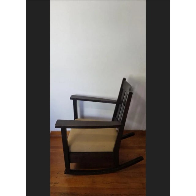 Antique Mission Style Rocking Chair Arts & Crafts Craftsman Rocker. Condition is Used.