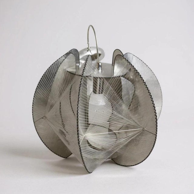 Metal Vintage Space Age Sputnik Pendant Lamp, 1960s For Sale - Image 7 of 7