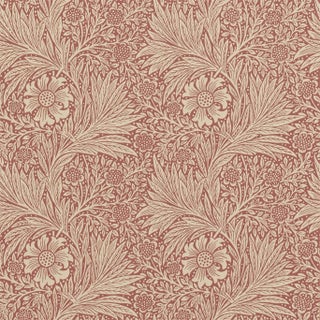 Morris & Co Marigold Wallpaper in Brick For Sale