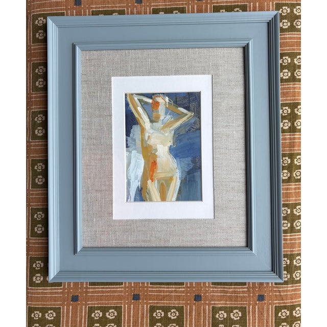 Donna Weathers 2026 Donna Weather Abstract Femme Nuee Repro Print, Framed For Sale - Image 4 of 4