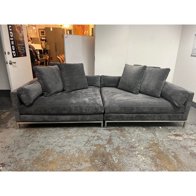 Z Gallerie Ventura Extra Deep TwoPiece Sofa Chairish