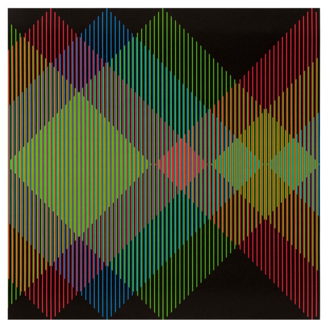 Carlos Cruz-Diez, MIÉRCOLES, Original Lithograph For Sale