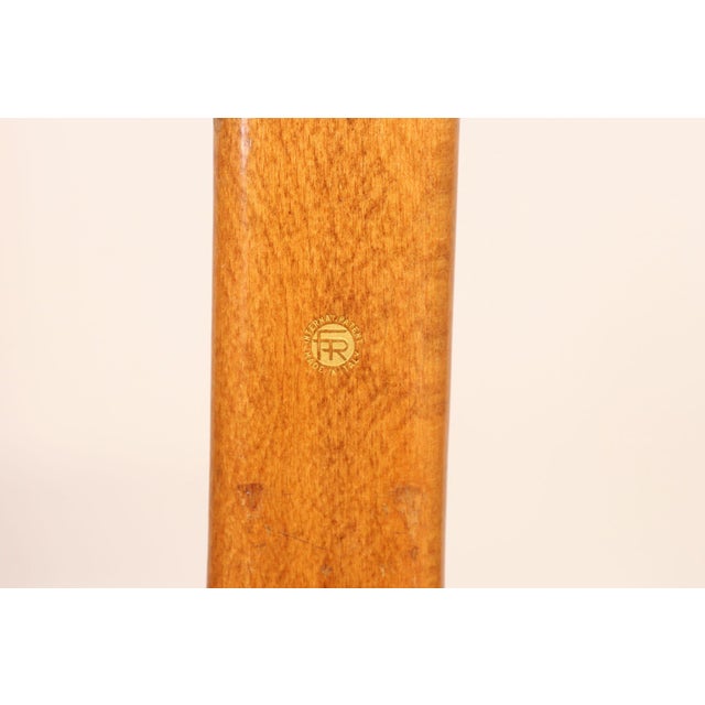 Sculptural Italian Modernist Beech and Brass Valet by Fratelli Reguitti For Sale - Image 12 of 18