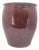 Late 20th-Century Chinese Oxblood-Glazed Stoneware Planter 9.75" For Sale