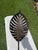 Vintage Wrought Iron Leaf Form Pedestal Centerpiece Bowl For Sale In Naples, FL - Image 6 of 12