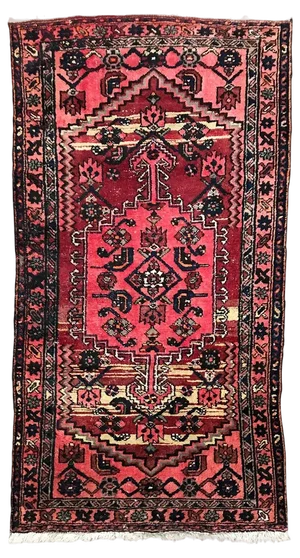 Vintage Tribal Kurdish Rug, 1950s