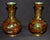 Vtg. Pair of Chinese Cloisonné Small Vases For Sale - Image 14 of 14