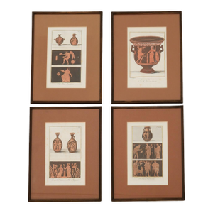 Set of Four Greco-Roman Neoclassical Engravings After Passeri