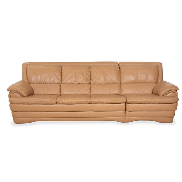 4-Seater Sofa in Brown-Beige Leather from Himolla For Sale - Image 13 of 13