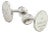 1990s Pair of Authentic Gucci Estate Mens Cufflinks Sterling Silver For Sale
