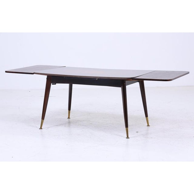 Mid-Century Modern Extendable Dining Table, 1960s For Sale - Image 5 of 11