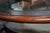 Wood Maitland Smith Mahogany & Iron Modern Round Glass Top Coffee Cocktail Table For Sale - Image 7 of 12