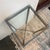 Metal Contemporary Burnished Steel Side Table For Sale - Image 7 of 11