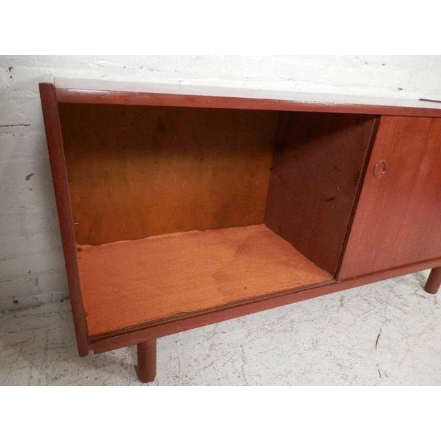 Vintage Danish Mid-Century Teak Cabinet For Sale In New York - Image 6 of 9