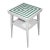 1950s Mid-Century Modern Original Side Table Restored W/Patterned Italian Glass Mosaic Tile From Sicis For Sale
