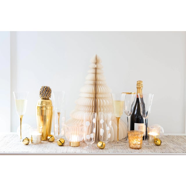 The Optical Gold Champagne Glass is trimmed in a delicate gilded rim, and its elegant lines bring sophistication and...