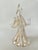 Figurative Single Murano Glass Clear and Gold Infused Angel Candle Holder For Sale - Image 3 of 14