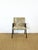 Mid-Century Modern Vintage Lounge Chair in Dark Wood and Floral Patterned Fabric, 1960s For Sale - Image 3 of 14