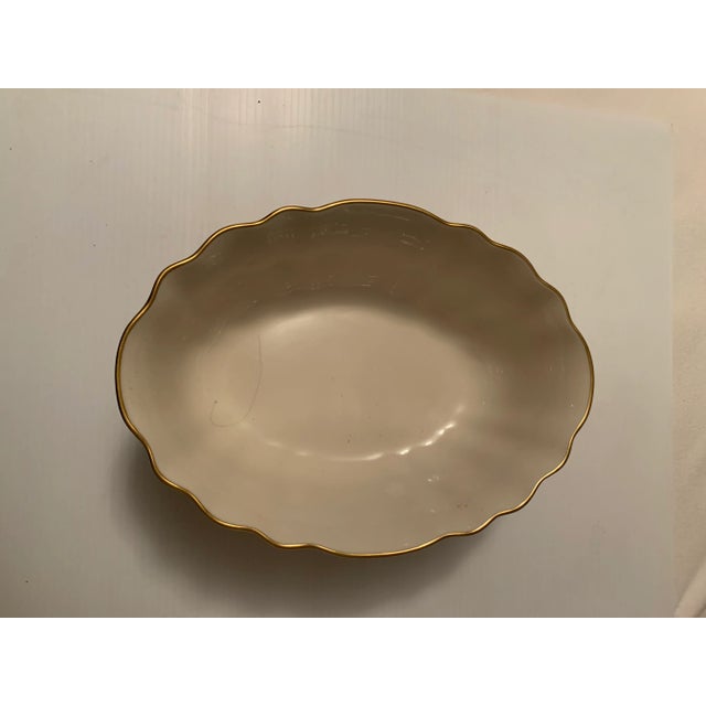 Ceramic 1970s Lenox Holiday Hostess Bowl For Sale - Image 7 of 8