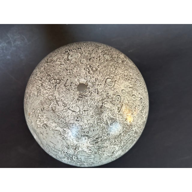 Gray Vintage 1960s Lunar Moon Globe For Sale - Image 8 of 12