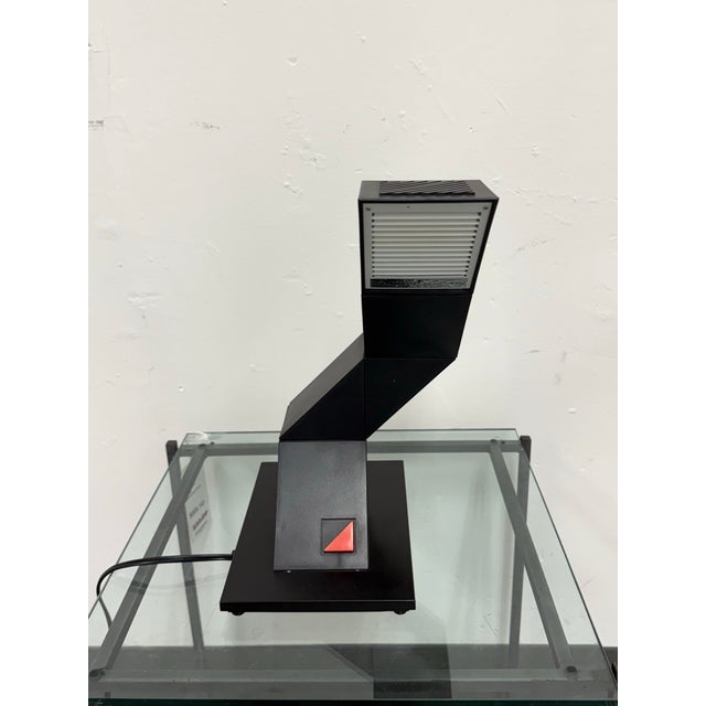 Mid-Century Modern Shui L. D. Chan Z-Lite Rubic Cube Adjustable Desk Light, 1980's For Sale - Image 3 of 12