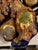 Japanese Taisho Period Cobalt Blue Kutani Foo Dogs Shishi / Temple Lions For Sale - Image 13 of 17